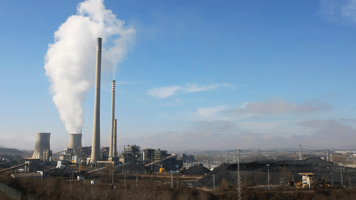 Central térmica de Compostilla, en Cubillos del Sil. | César Sánchez (Ical)