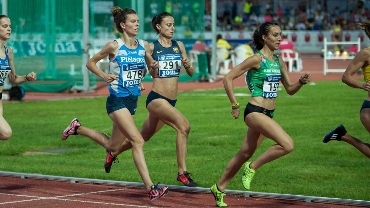 Blanca Fernández, durante su semifinal. | SPORTMEDIA