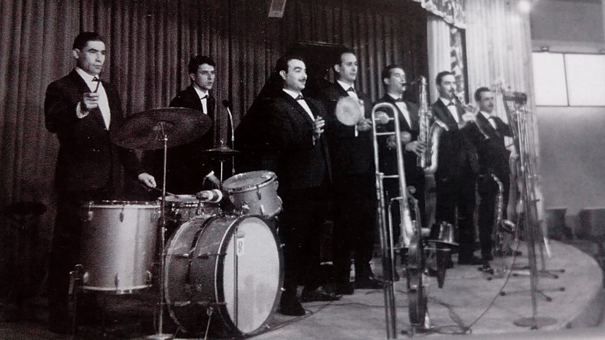 La orquesta del Club Radio, que se llamaba Radio Club, en 1967.