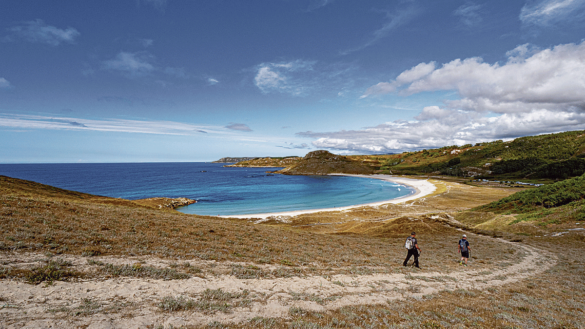 Panorámica de la playa de Soesto. | VICENTE GARCÍA