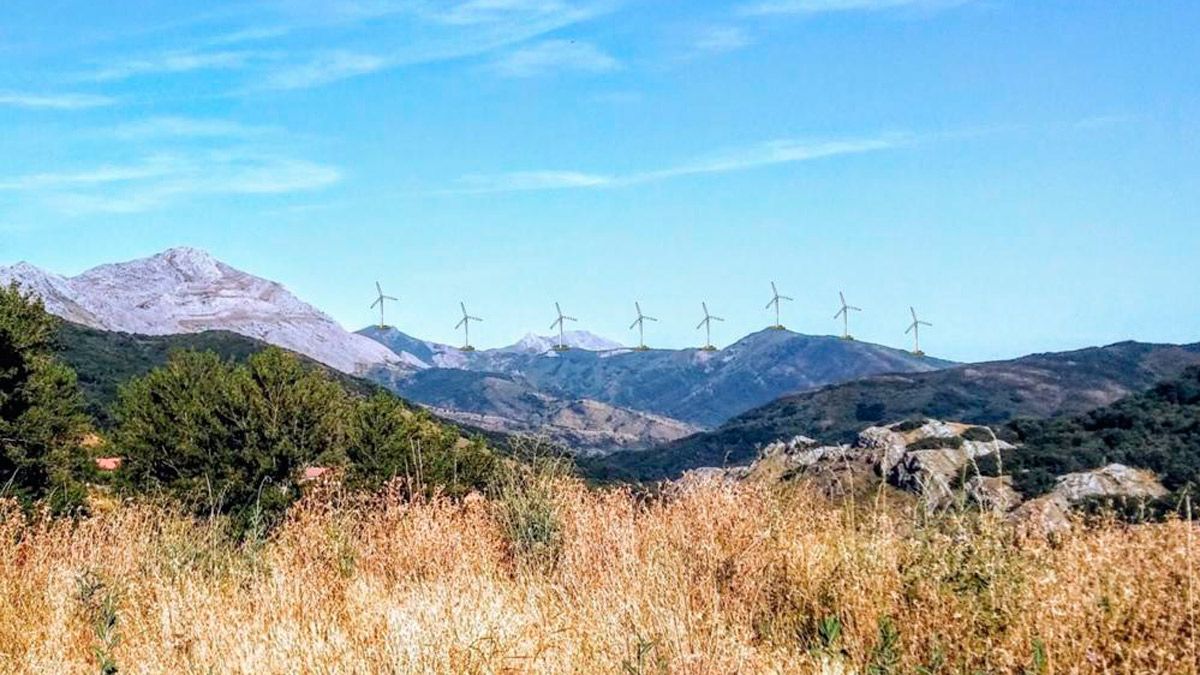 La montaña central leonesa se ha convertidoen el lugar elegido por diversas compañías para proyectar sus parques eólicos. | L.N.C.