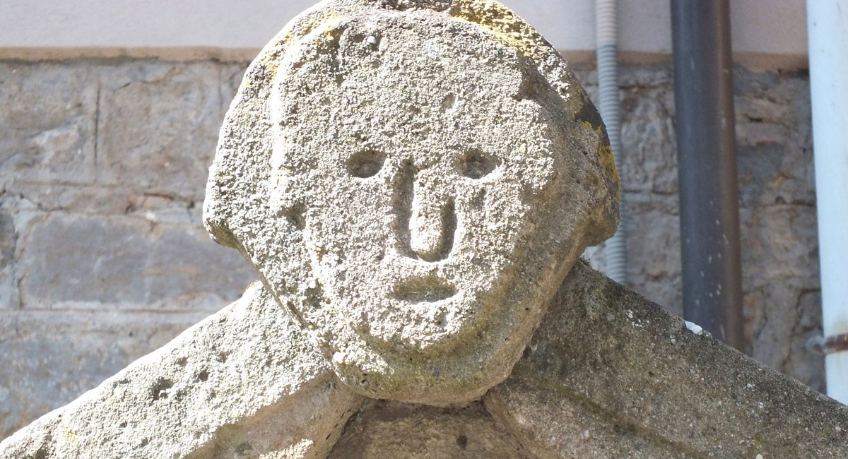 Ídolo de la fuente en Quintana. | Rafael Cid