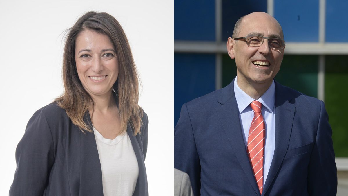 Elena Lafuente y Carlos González-Antón. | L.N.C. Elena Lafuente y Carlos González-Antón. | L.N.C.