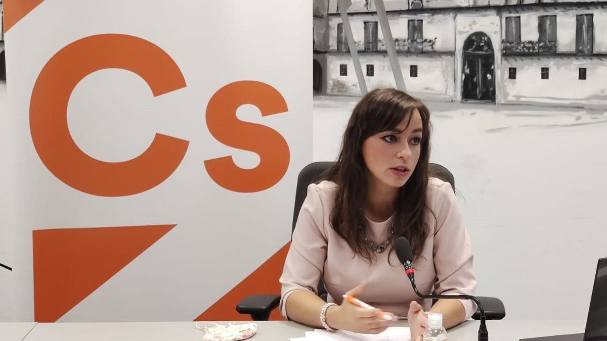 La portavoz de Ciudadanos en el Ayuntamiento de León, Gemma Villarroel. | L.N.C.