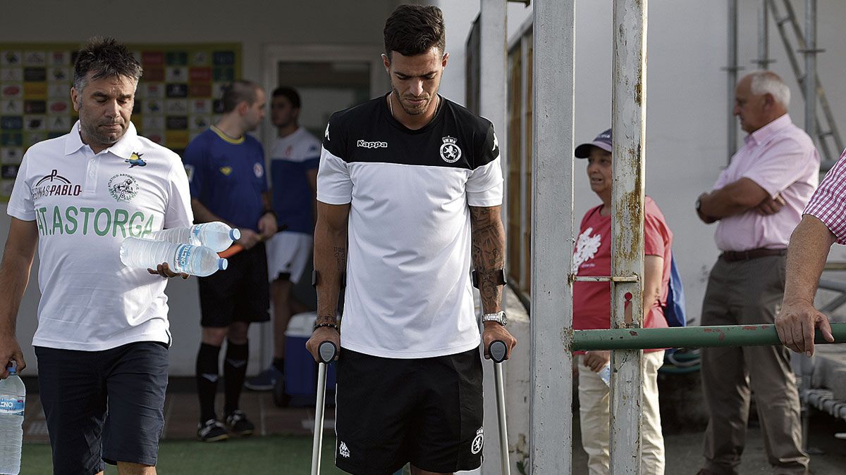 Vicente, durante su primera temporada tras lesionarse. | SAÚL ARÉN