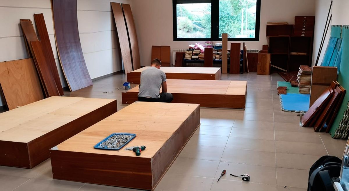 La biblioteca está casi lista para abrir en la pedanía de Ponferrada. La biblioteca está casi lista para abrir en la pedanía de Ponferrada.