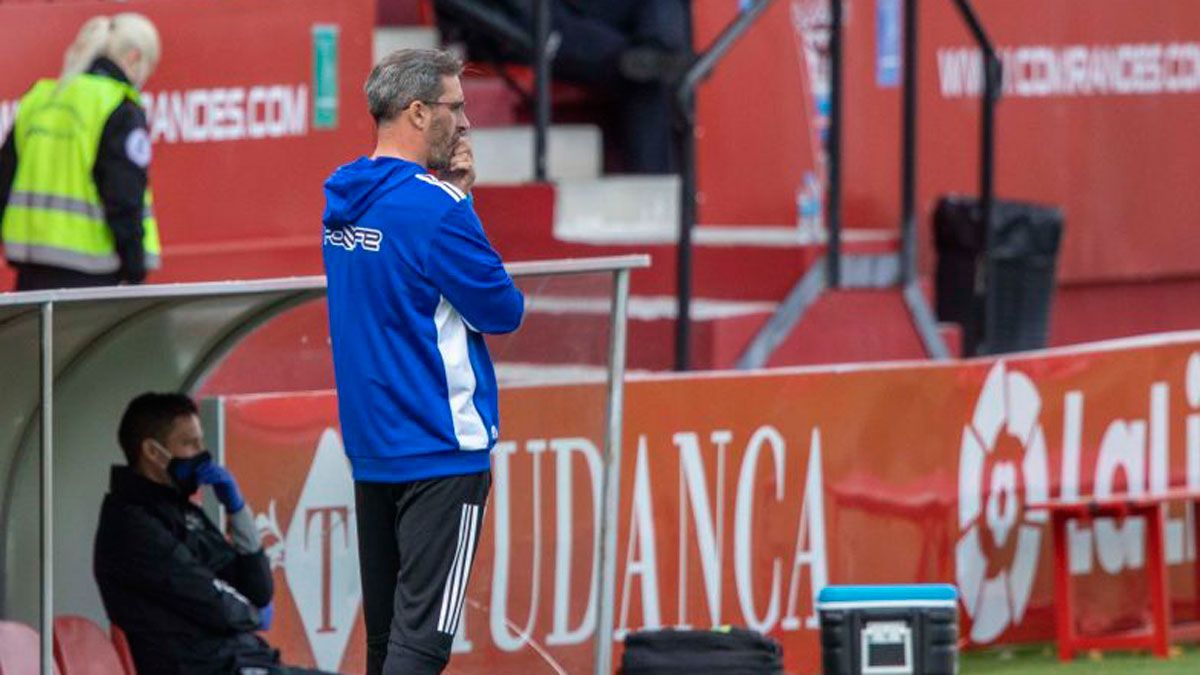 Jon Pérez Bolo, durante el partido en Miranda de Ebro. | LA LIGA Jon Pérez Bolo, durante el partido en Miranda de Ebro. | LA LIGA