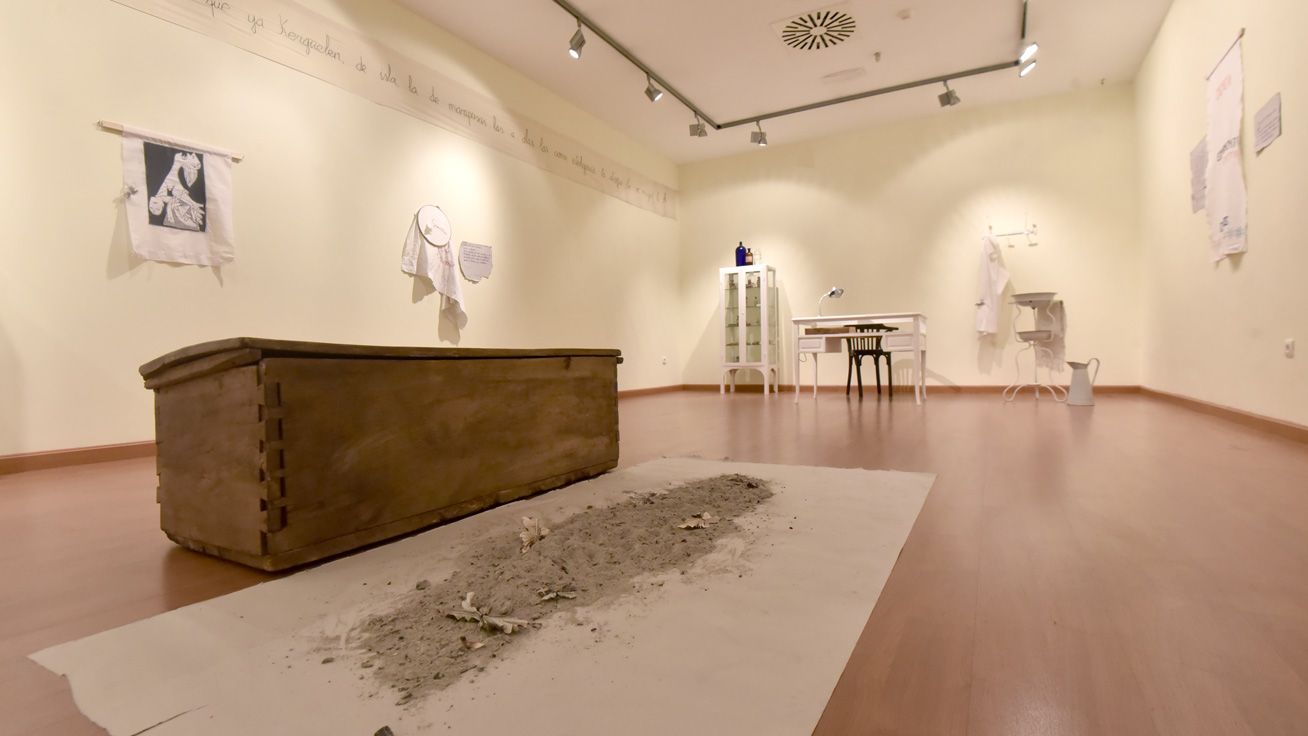 Una de las exposiciones temporales que se pueden ver en el ILC. | SAÚL ARÉN