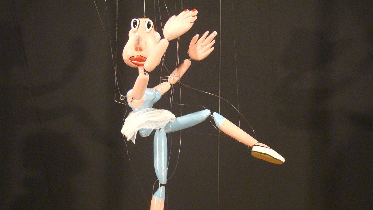 Uno de los títeres de la compañía brasileña de teatro de marionetas. | Fundación Cerezales