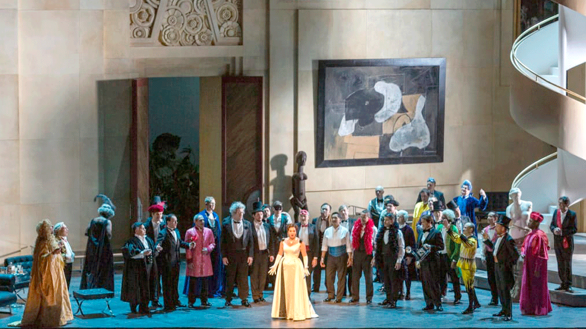 Imagen de la representación de la ópera ‘Manon’ de Massenet.