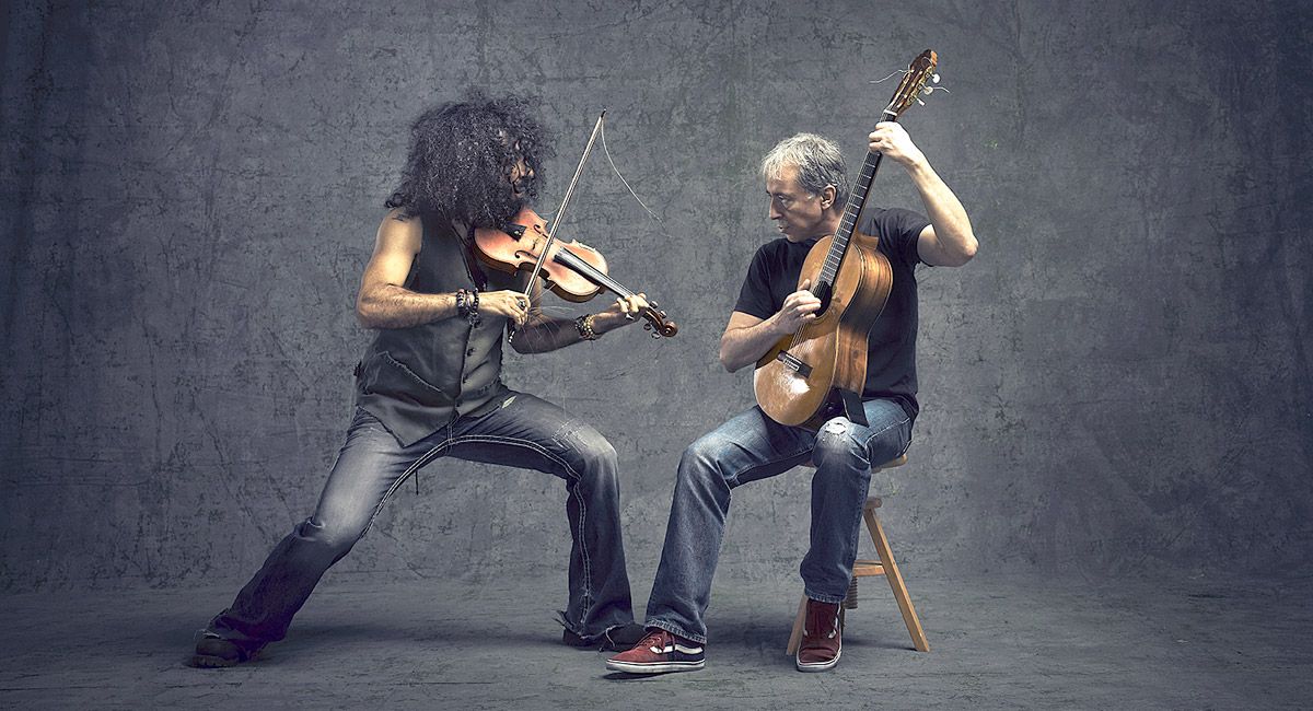 Ara Malikian y Fernando Egozcue acuden este sábado al Museo de Sabero con su nuevo espectáculo.