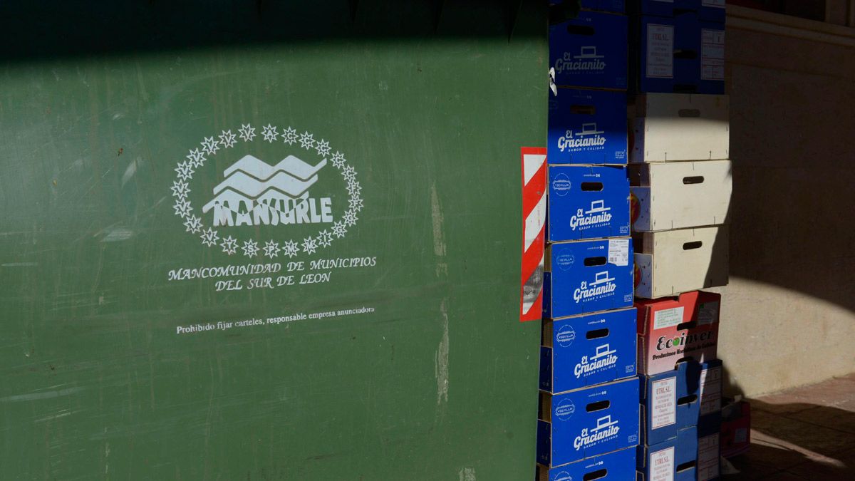 Contenedor de Mansurle. | MAURICIO PEÑA