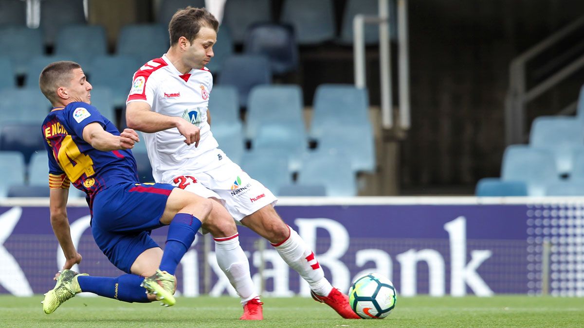 Antonio Martínez, durante un partido con la Cultural en Segunda División. | LOF