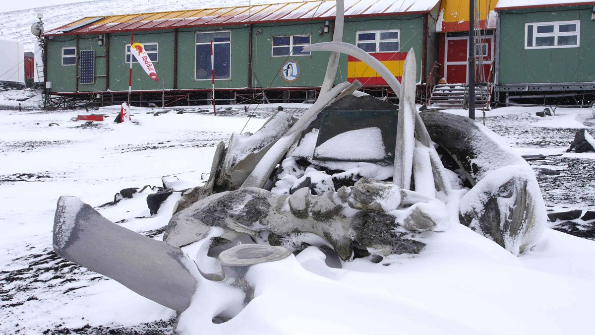 Monumento a Gabriel de castilla en Isla Decepción. | V.C.