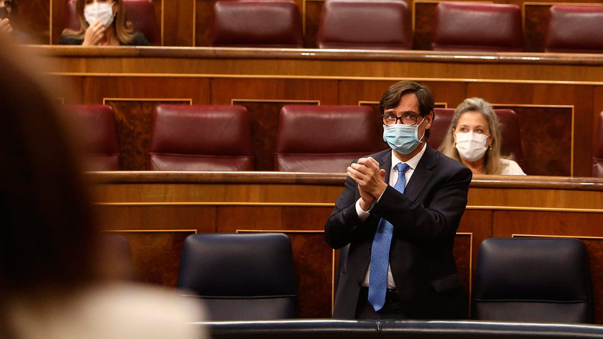 Salvador Illa en el Congreso de los Diputados. | EP