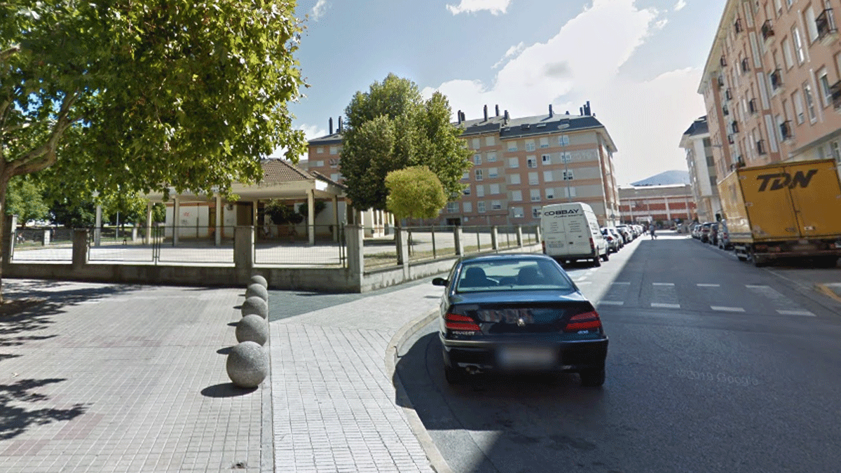 El edificio de Educación Infantil del colegio San Antonio de Ponferrada.