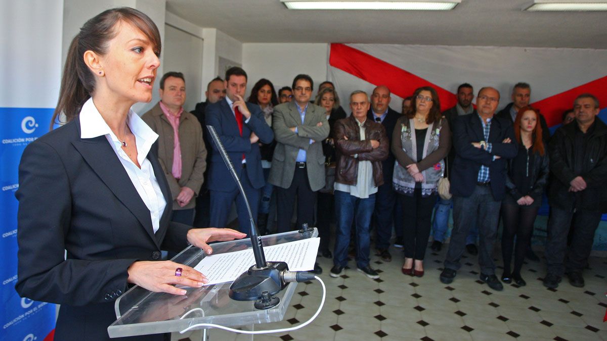 Raquel Díaz, en una imagen de archivo en un acto político. | Ical