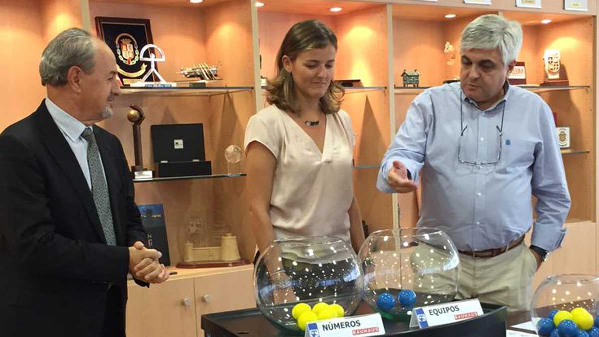 Imagen del sorteo del calendario liguero, | ASOBAL