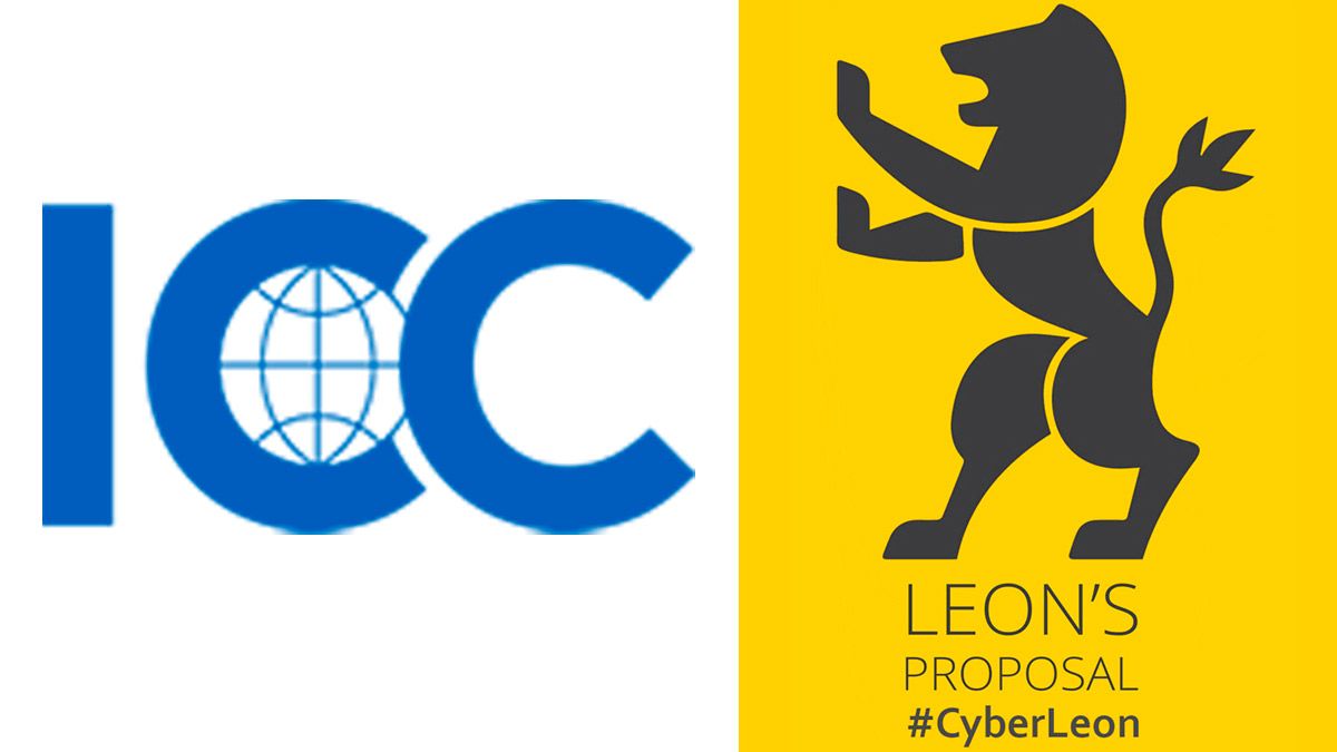 Logo del ICC y de la candidatura leonesa a albergar el Centro Europeo de Ciberseguridad. | L.N.C.
