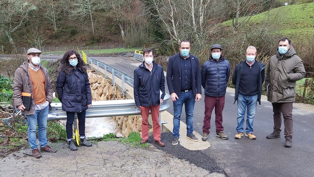 Recepción de la obras en Castañoso.