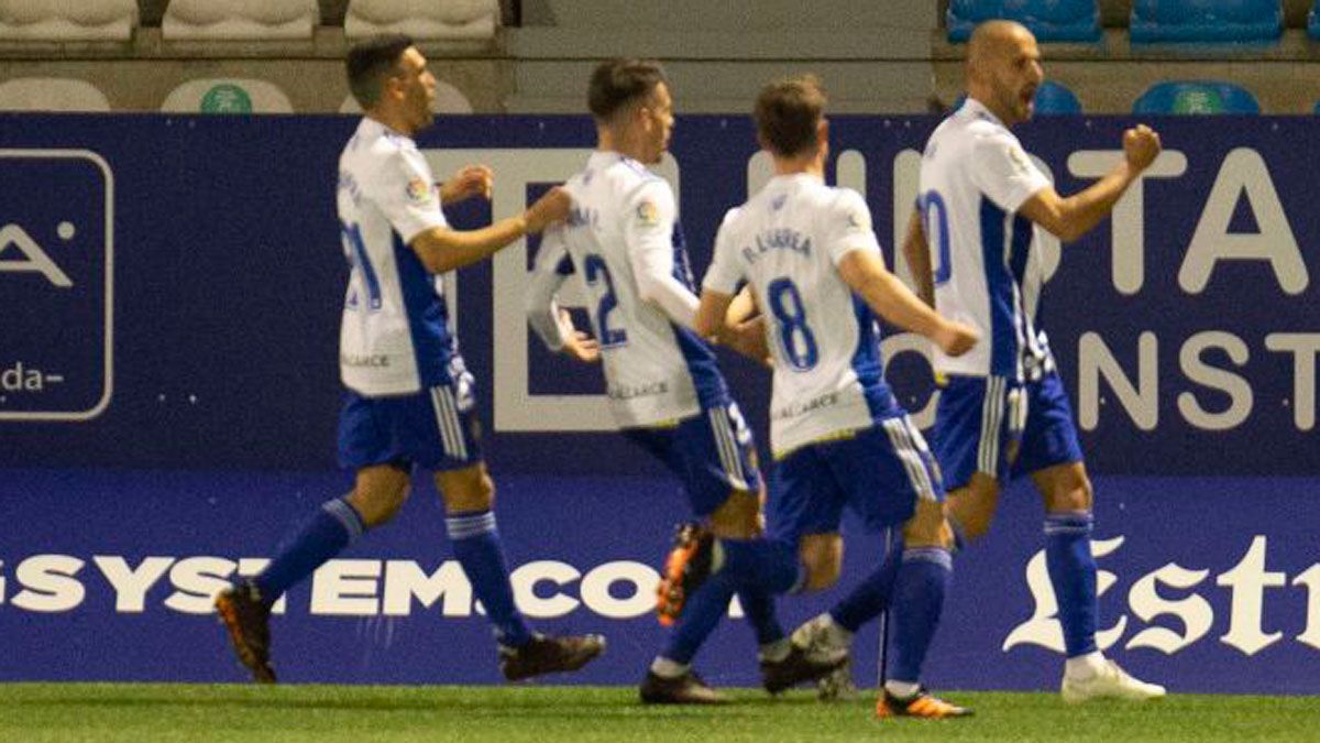 Yuri celebra su gol frente al Oviedo. | LALIGA