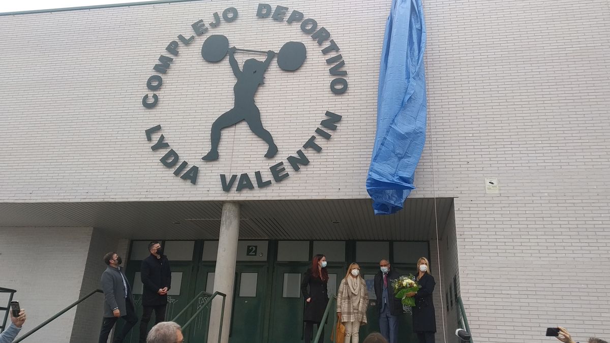 Lydia Valentín fue la protanista del homenaje que le rindió Ponferrada. | M.I.