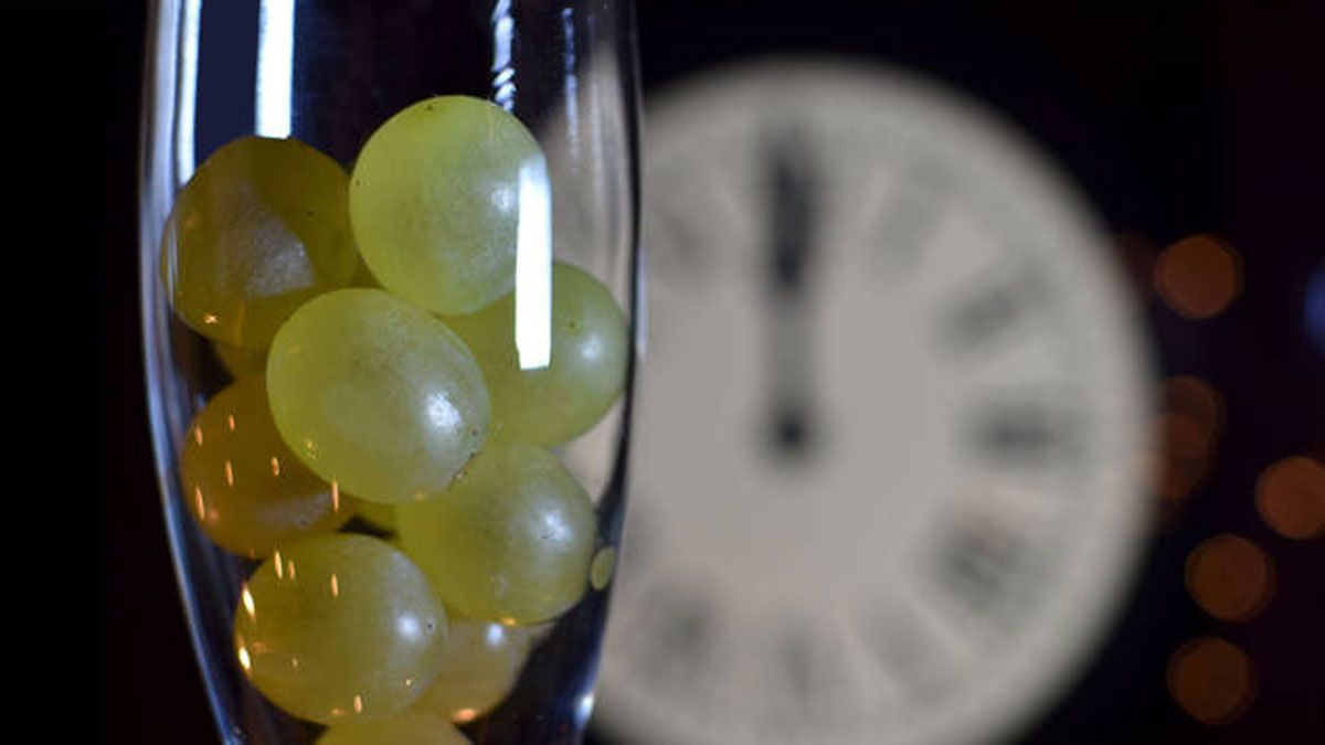 Uvas de Nochevieja. 