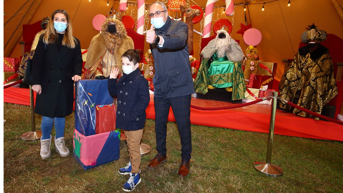 Eros Vázquez do Santos, ganador del concurso de cartas a los Reyes Magos de Ponferrada. I Ical