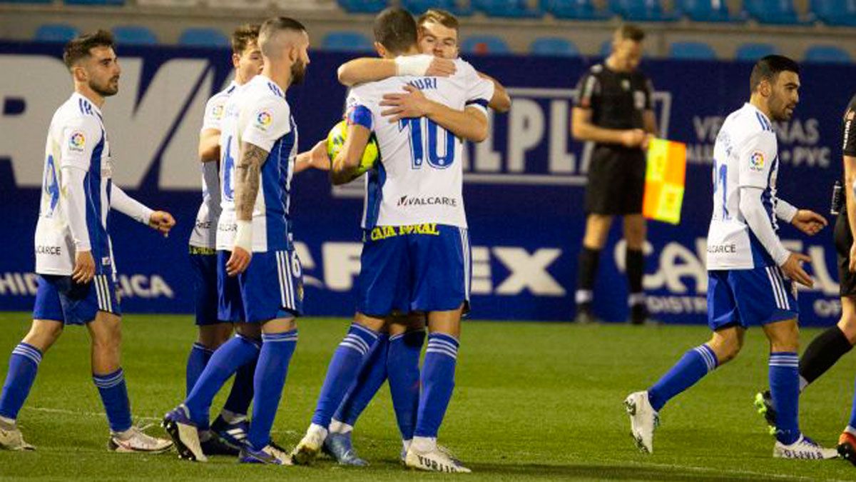 Amo celebra su gol ante el Girona. | LA LIGA