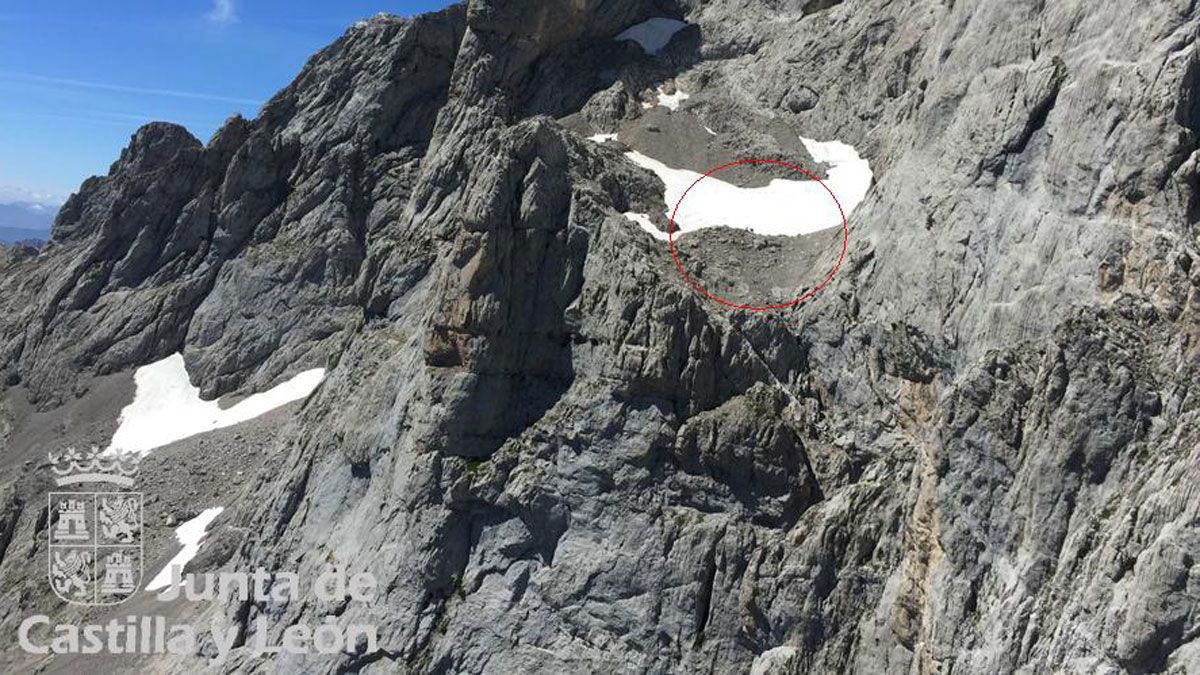 Imagen del pico donde resultó herido el escalador. | JCyL