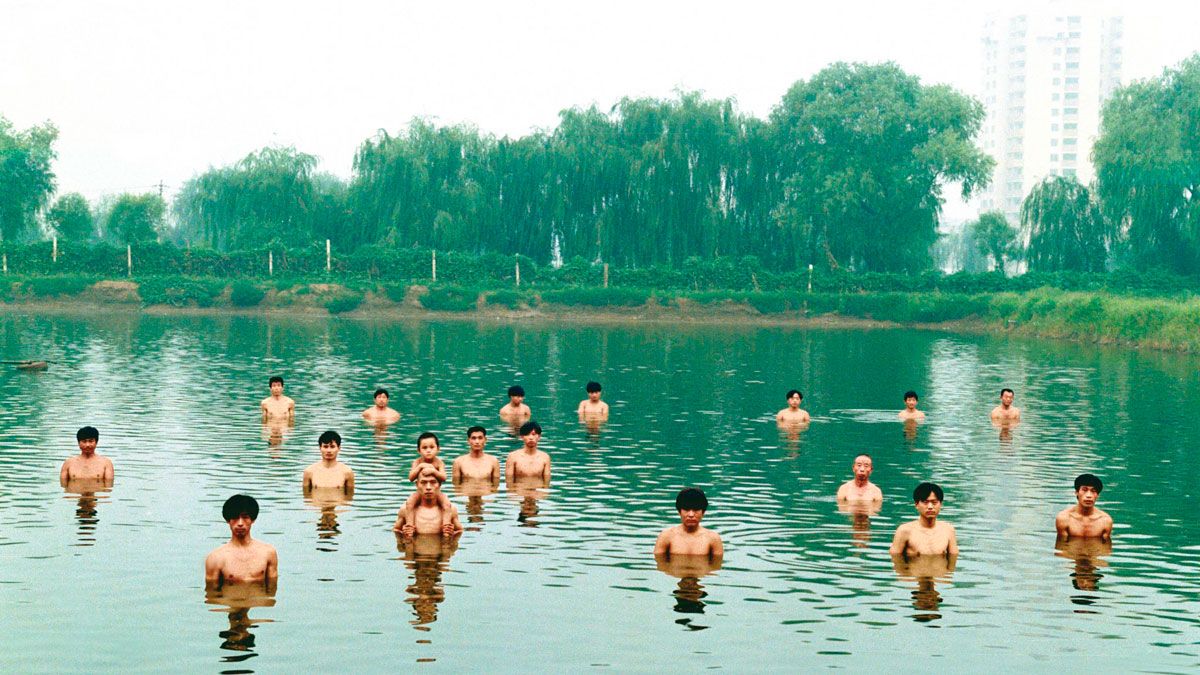 Zhang Huan, ‘To Raise the Leve lof Water in a Fish Pond (Middle View)’, 1997. | COLECCIÓN MUSAC