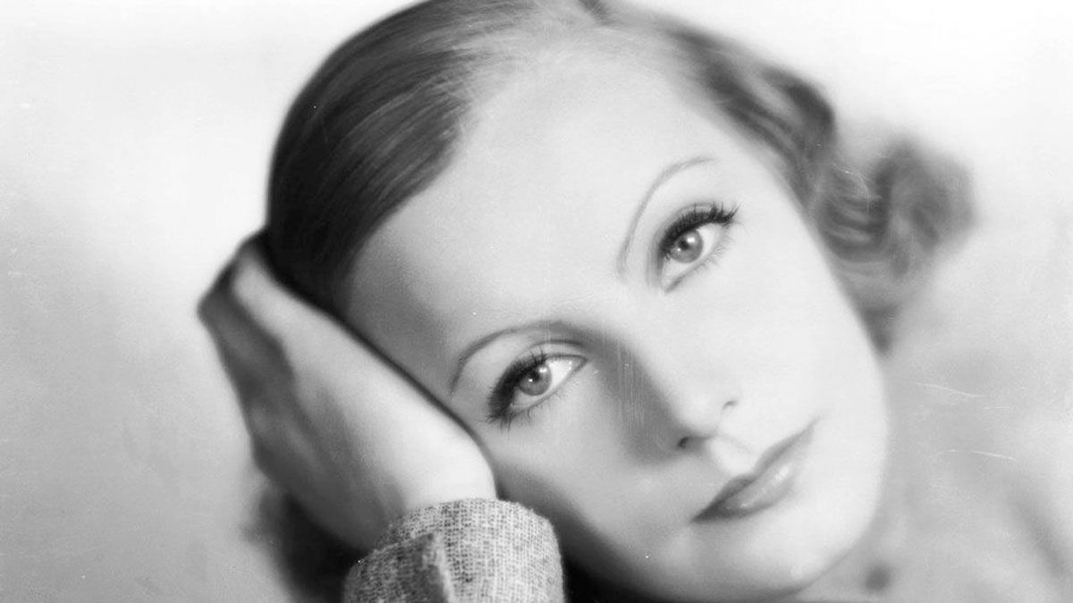 La actriz Greta Garbo.