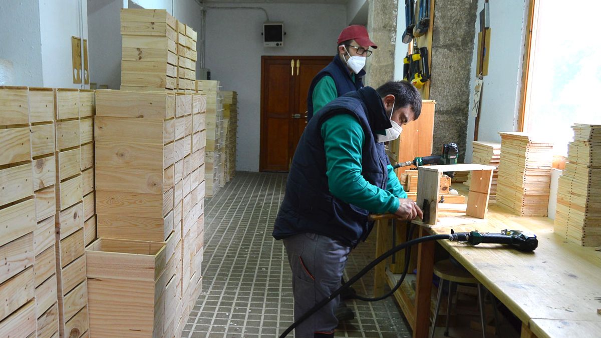 Trabajos de carpintería en Asprona Bierzo. | A.B.