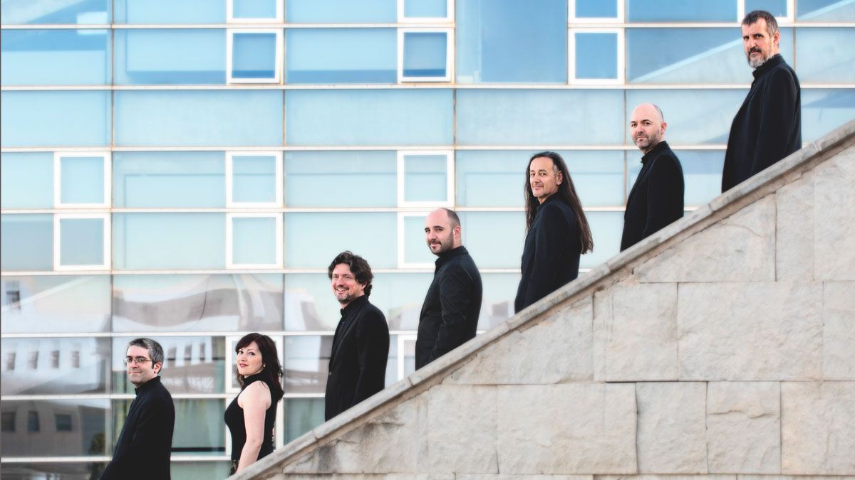Los siete componentes de La Tempestad, uno de los más relevantes ensembles españoles en interpretación de música antigua. | INMA G. PARDO