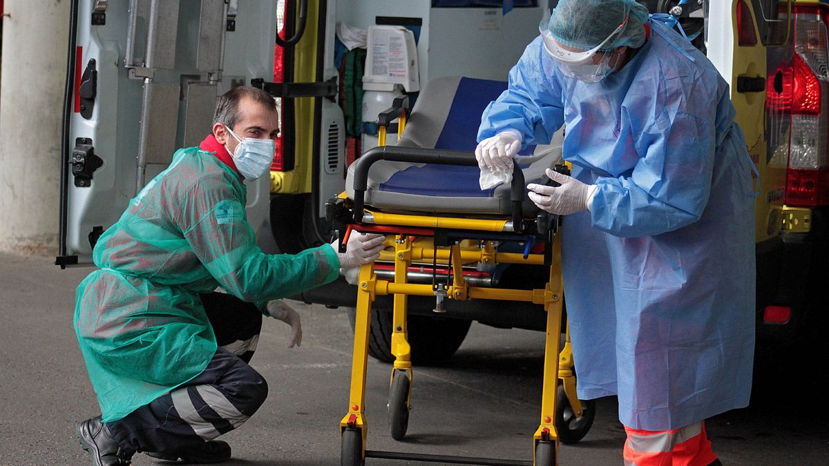 Imagen de archivo de sanitarios leoneses durante la pandemia. | L.N.C.