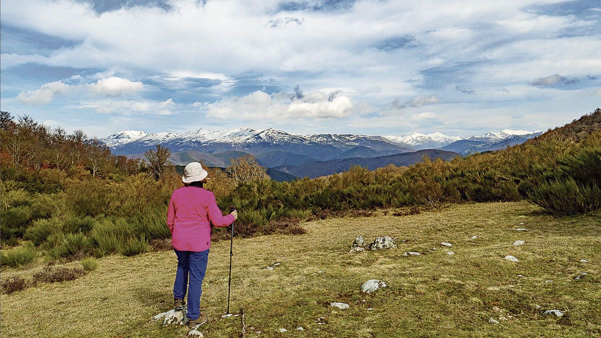 Vista desde el Pando a las montañas de Riaño. | VICENTE GARCÍA