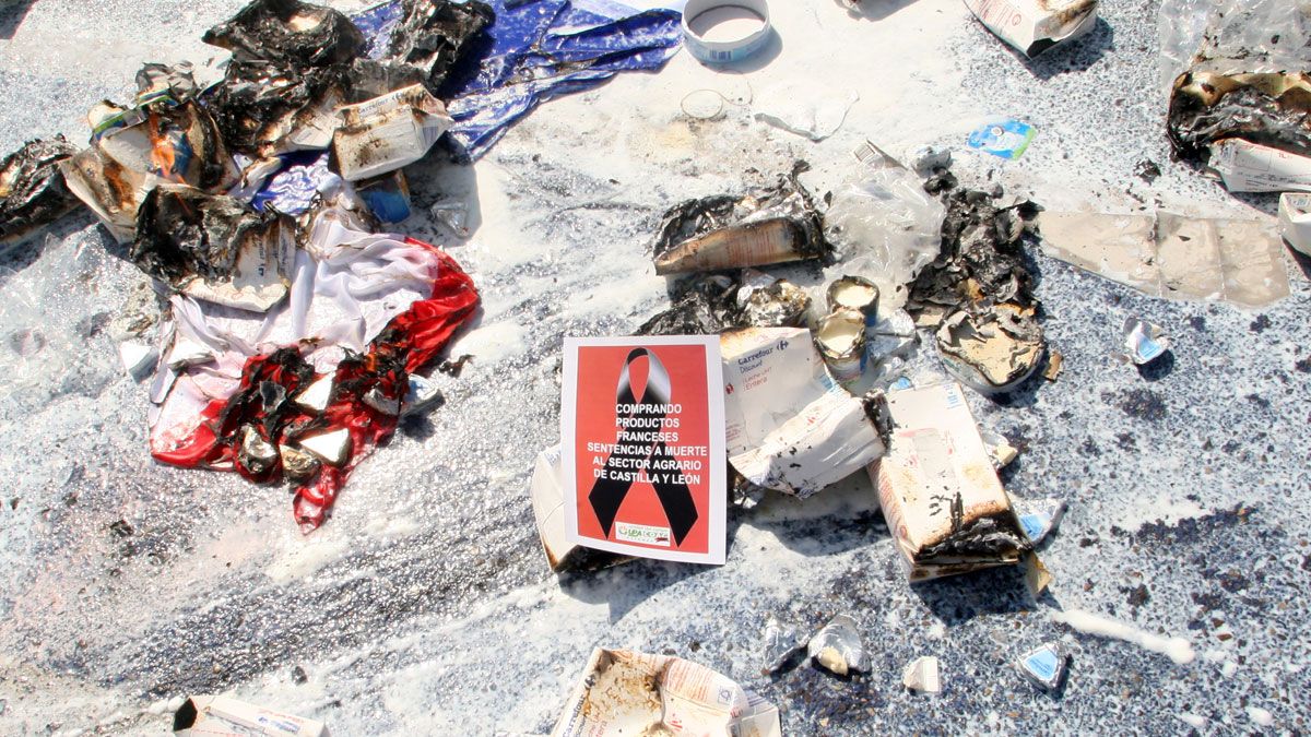 Imagen de una de las protestas a favor del sector llevadas a cabo este viernes en Valladolid. | ICAL