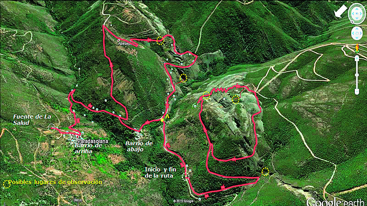 Mapa de la ruta. Mapa de la ruta.