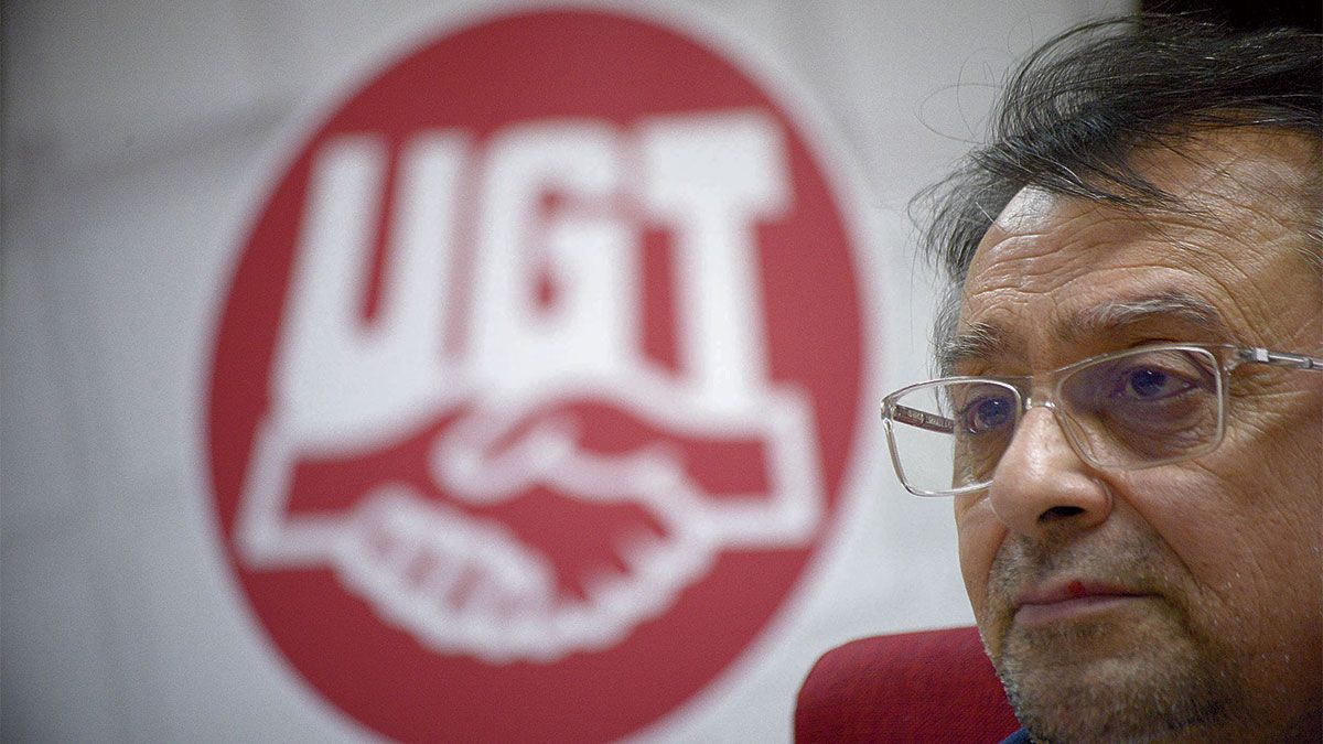 El secretario general de UGT, Enrique Reguero. | Mauricio Peña