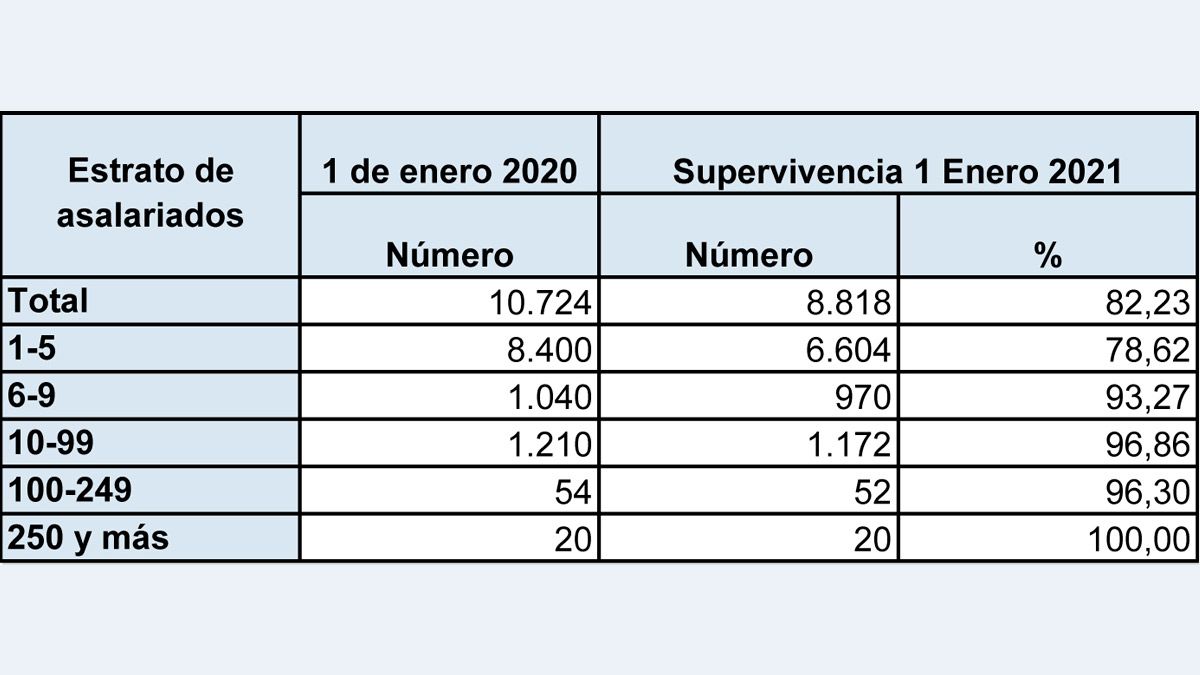 Gráfico con la evolución de las unidades legales empleadoras en la provincia. | L.N.C.