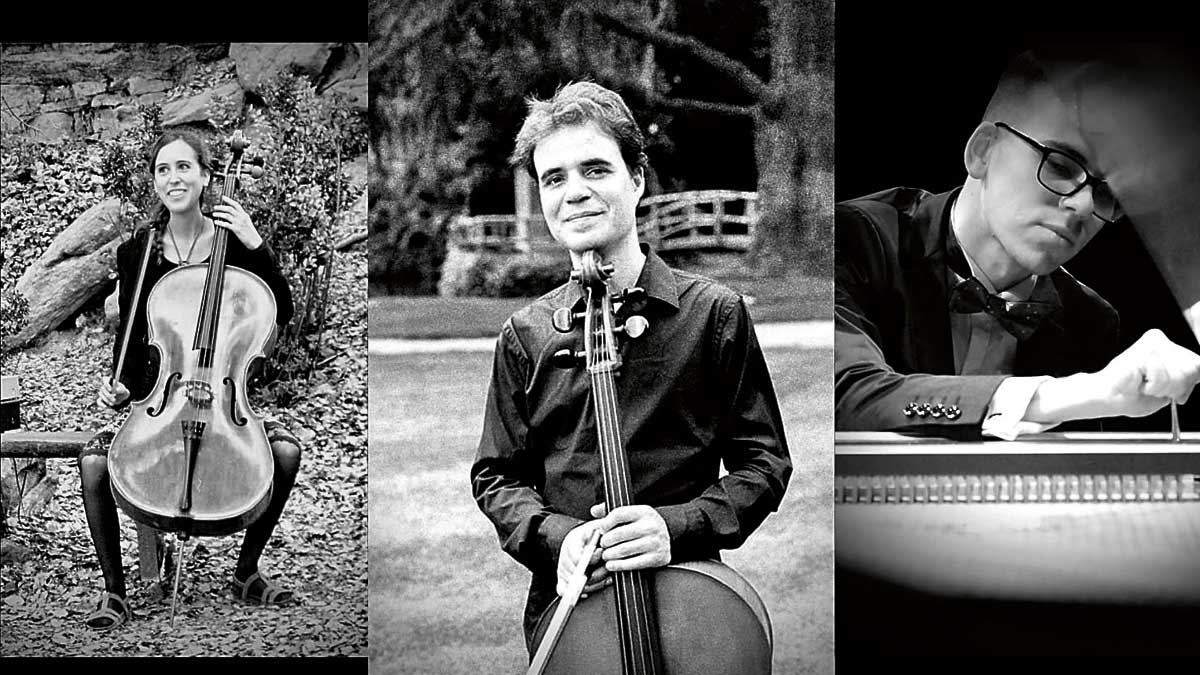 Claudia Romaní, Amat Santacana y David Palanca ofrecen el 4 de abril el programa ‘Los violonchelos olvidados del siglo XVIII’. | FCAYC