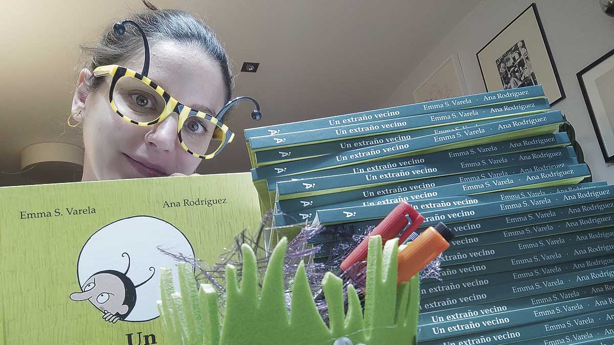 La escritora de literatura infantil Emma S. Varela publica por primera vez en la editorial Amigos de Papel.