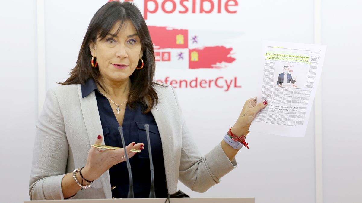 La procuradora socialista Ana Sánchez. | ICAL