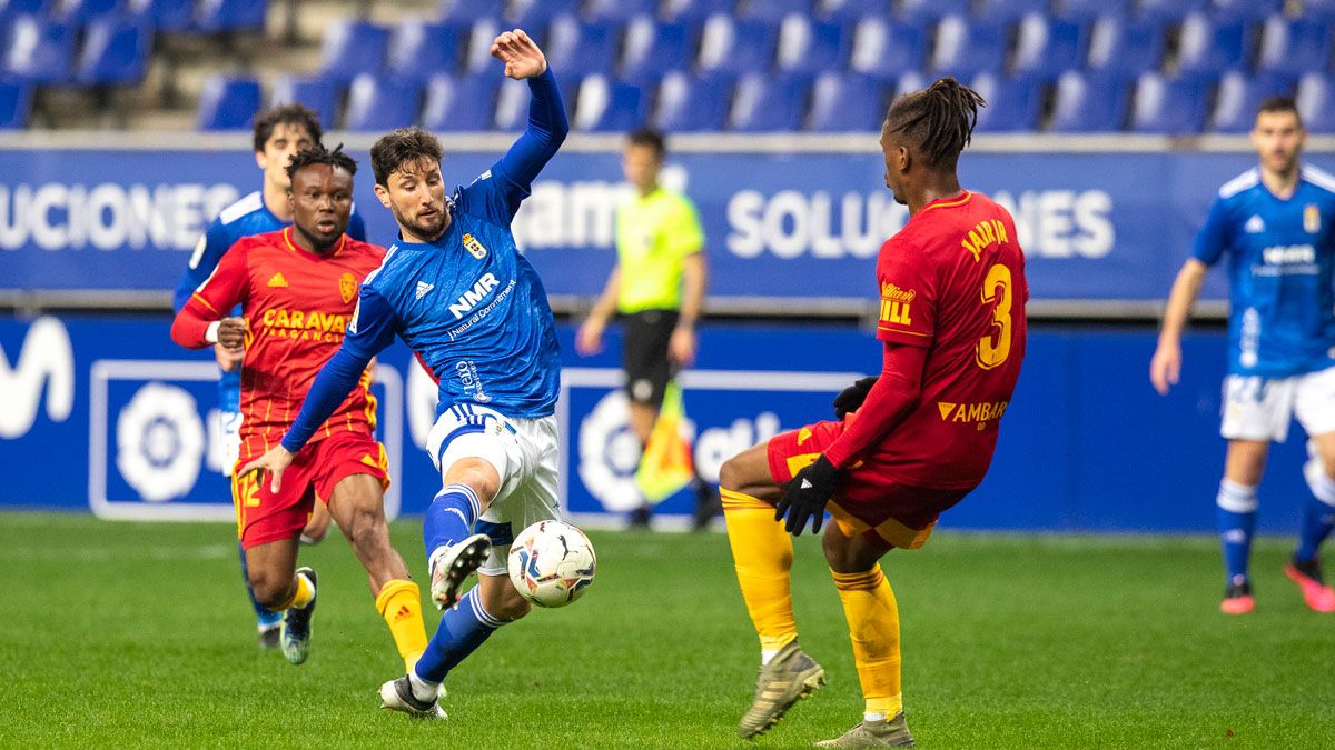 Valle, durante un partido con el Oviedo. | RO