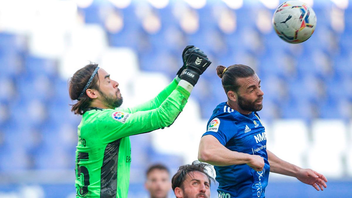La Deportiva tampoco pudo dejar a cero la portería ante el Oviedo. | REAL OVIEDO