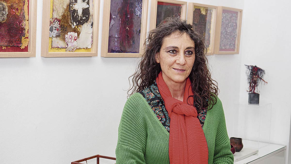 La artista salmantina Natacha Vicente. | VICENTE GARCÍA