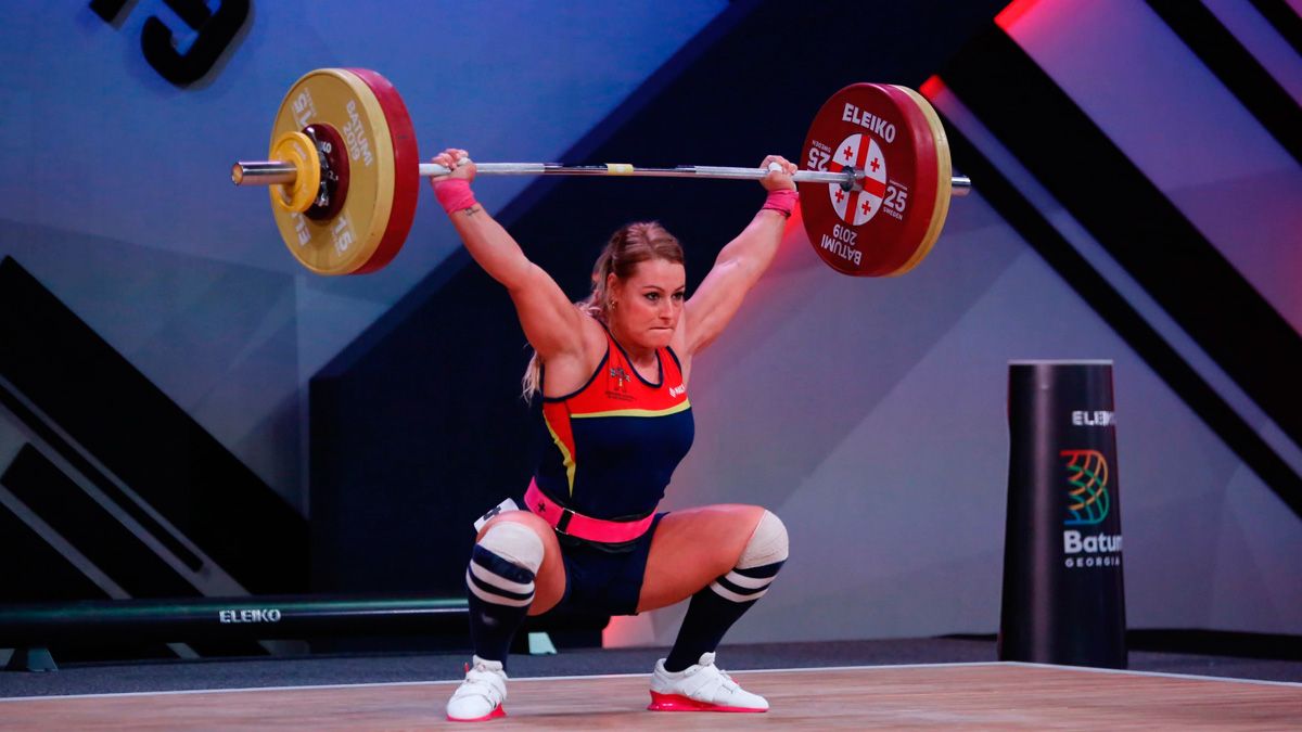 Lydia Valentín, durante el último Europeo.