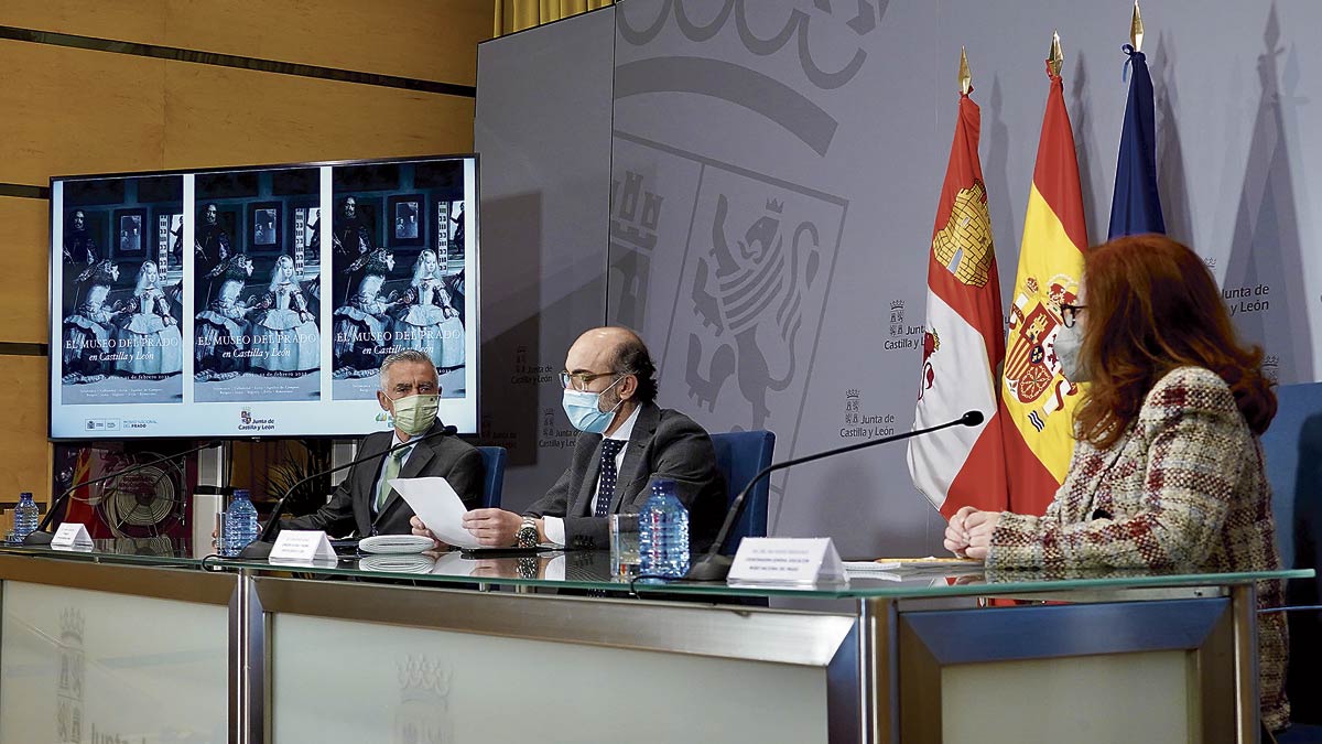Fernando García, Javier Ortega y Ana Moreno en la presentación. | ICAL