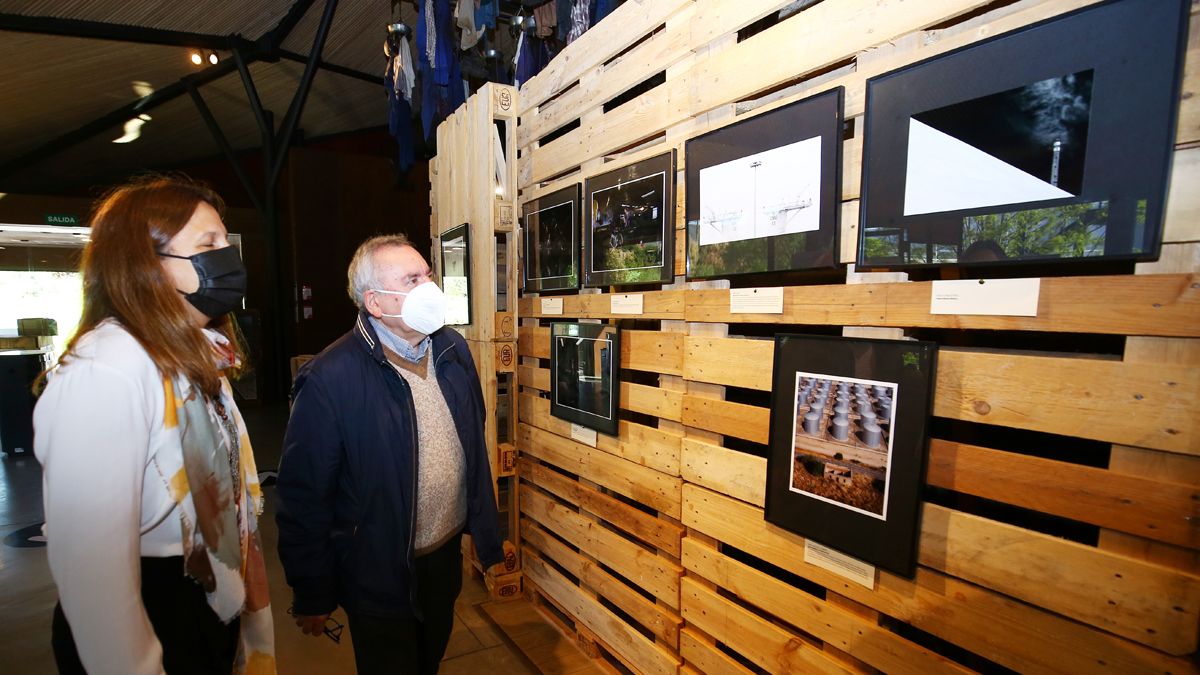 Presentación de la muestra en el Museo de la Energía de Ponferrada.