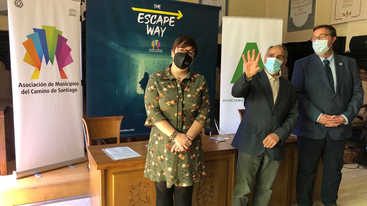 Una imagen de la presentación de los escapes urbanos, en Astorga. | P.F.